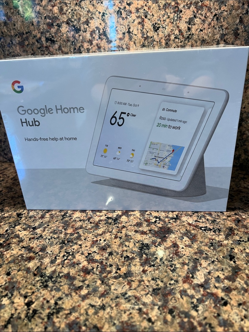 Google Home Hub Smart Display - Chalk White